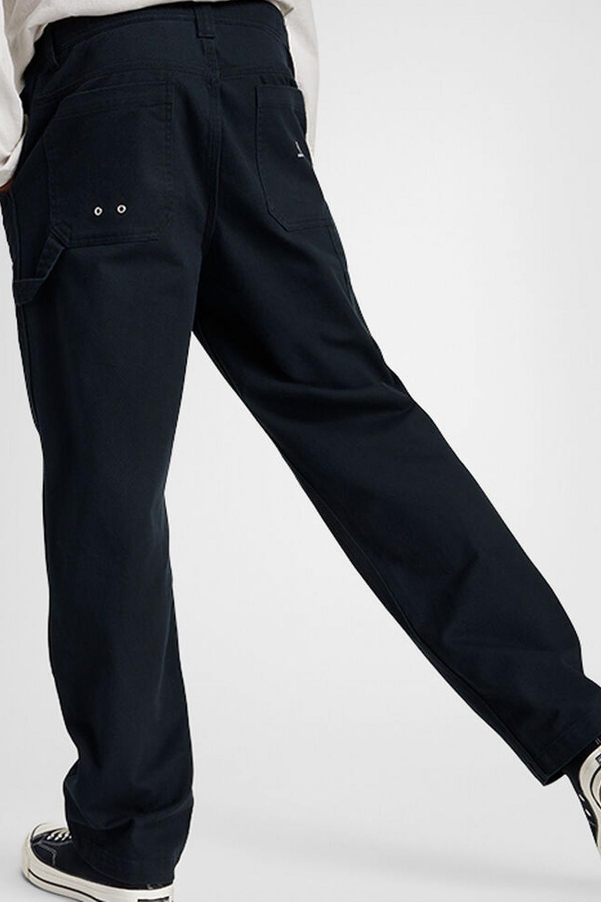 CONVERSE DOUBLE KNEE HARBOR PANTS en color NEGRO (2)