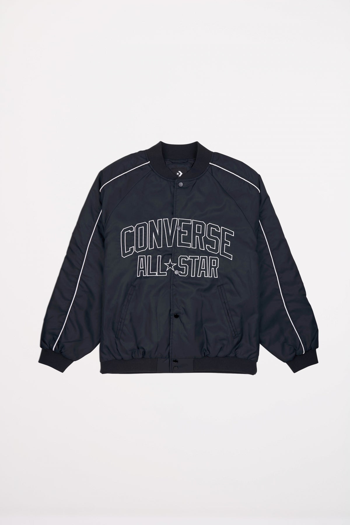 CONVERSE RETRO VARSITY JACKET en color NEGRO (1)