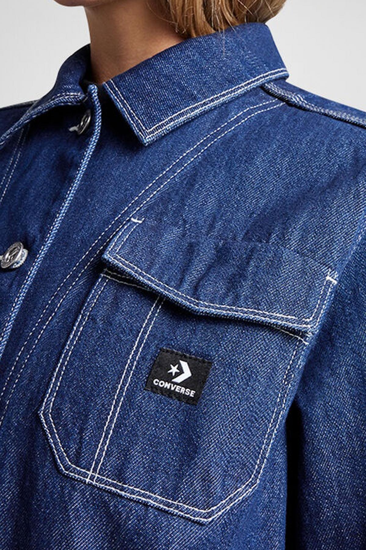 CONVERSE DENIM WORK COAT en color AZUL (3)