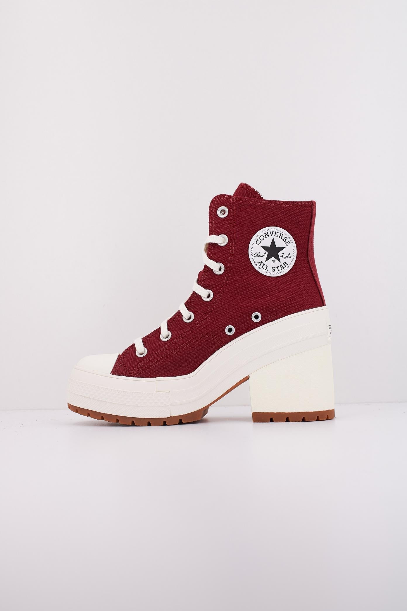 CONVERSE CHUCK DE LUXE HEEL en color ROJO (1)