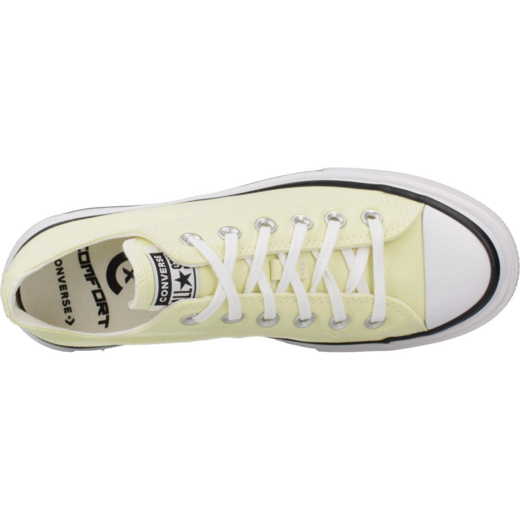 CONVERSE CHUCK TAYLOR ALL STAR LIFT DOUBLE STACK OX en color AMARILLO (7)