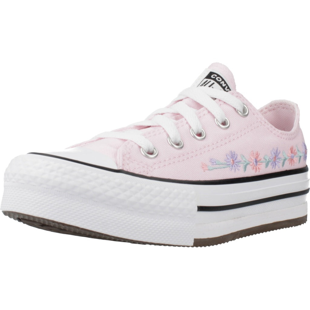 CONVERSE CHUCK TAYLOR ALL STAR EVA LIFT OX FLORAL en color ROSA (1)