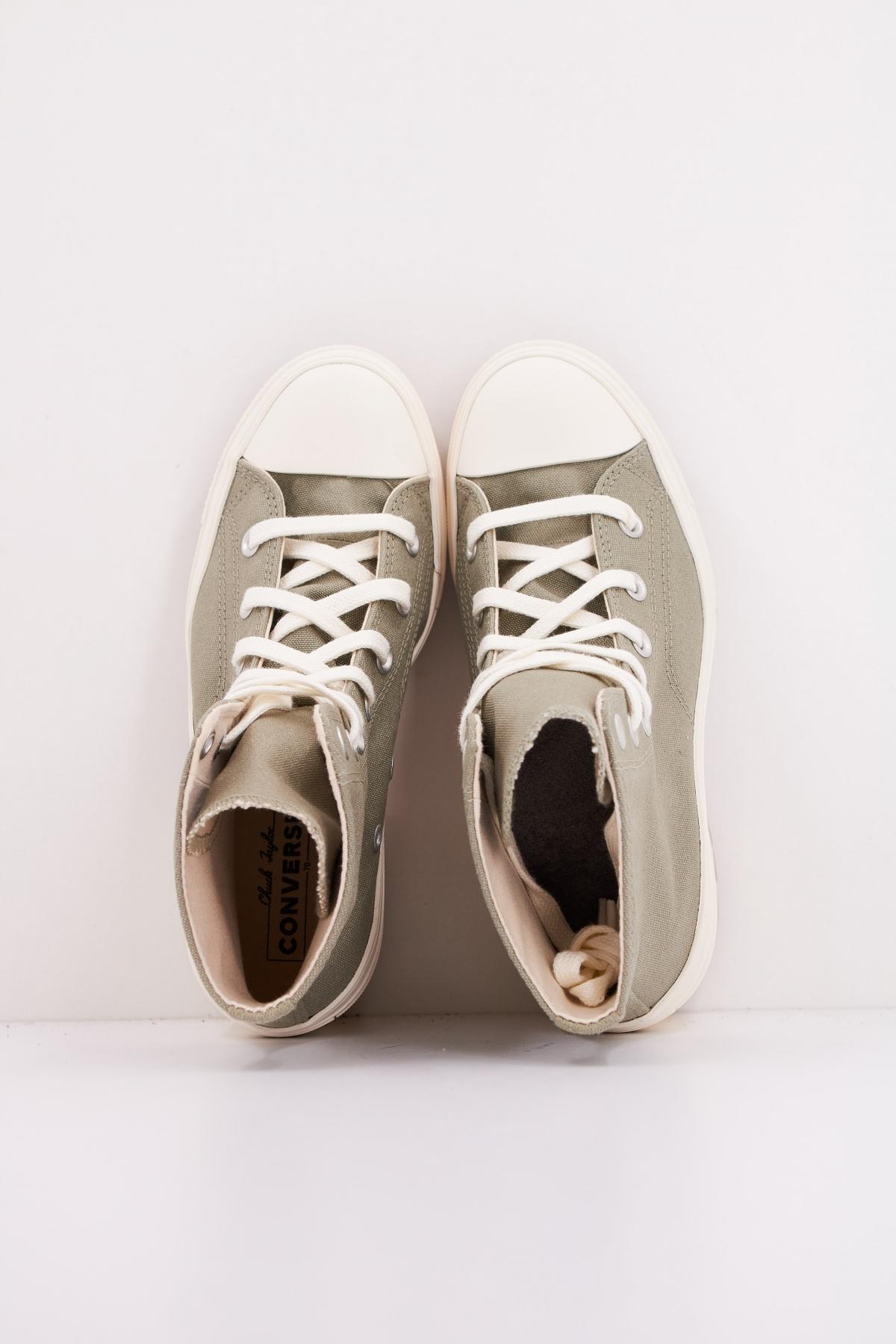 CONVERSE CHUCK TAYLOR ALL STAR DE LUXE HEEL HI en color VERDE (3)