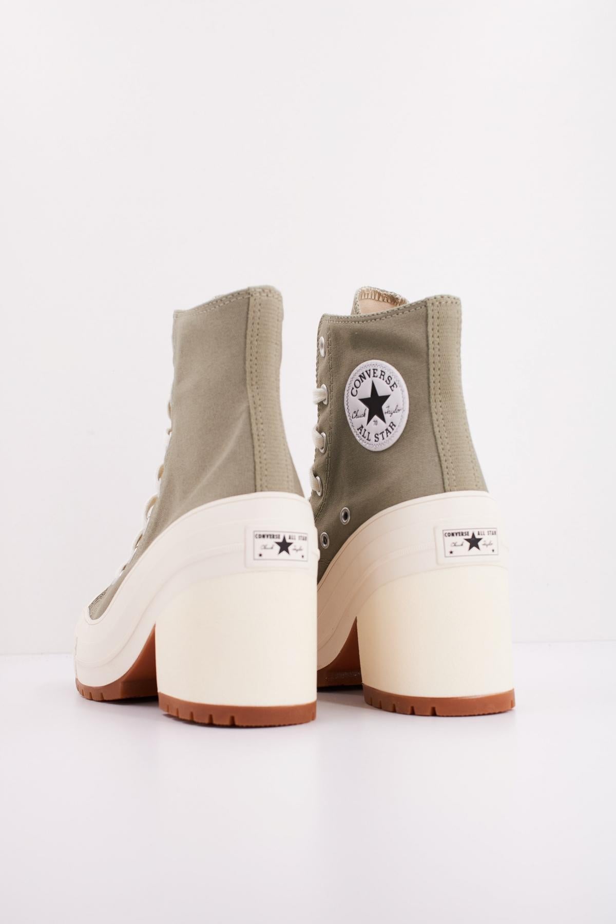 CONVERSE CHUCK TAYLOR ALL STAR DE LUXE HEEL HI en color VERDE (4)
