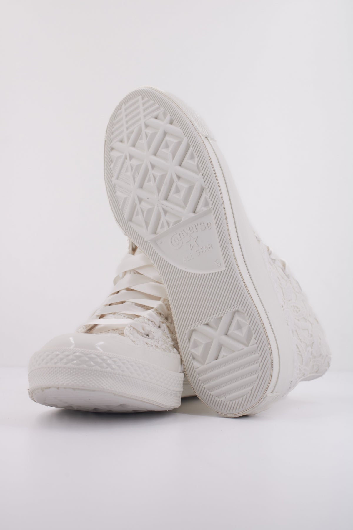 CONVERSE CHUCK CROCHETED SATIN en color BLANCO (5)