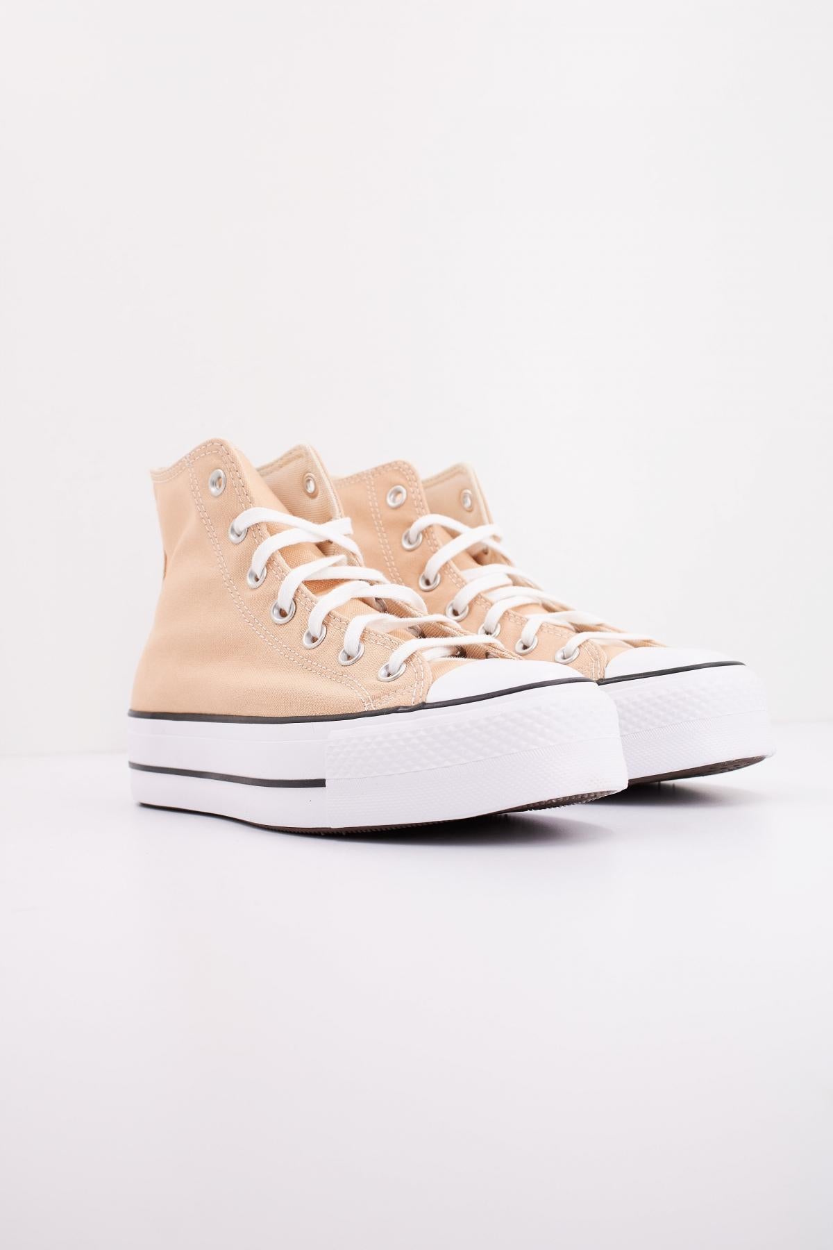 CONVERSE CHUCK TAYLOR ALL STAR LIFT HI en color NARANJA (2)