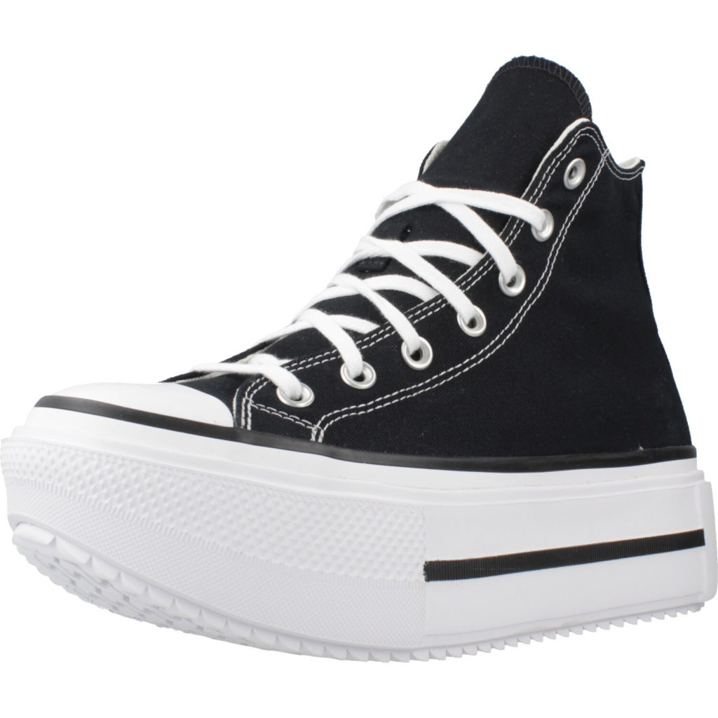 CONVERSE CHUCK TAYLOR ALL STAR LIFT DOUBLE STARCK en color NEGRO (1)