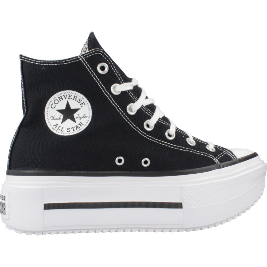 CONVERSE CHUCK TAYLOR ALL STAR LIFT DOUBLE STARCK en color NEGRO (4)