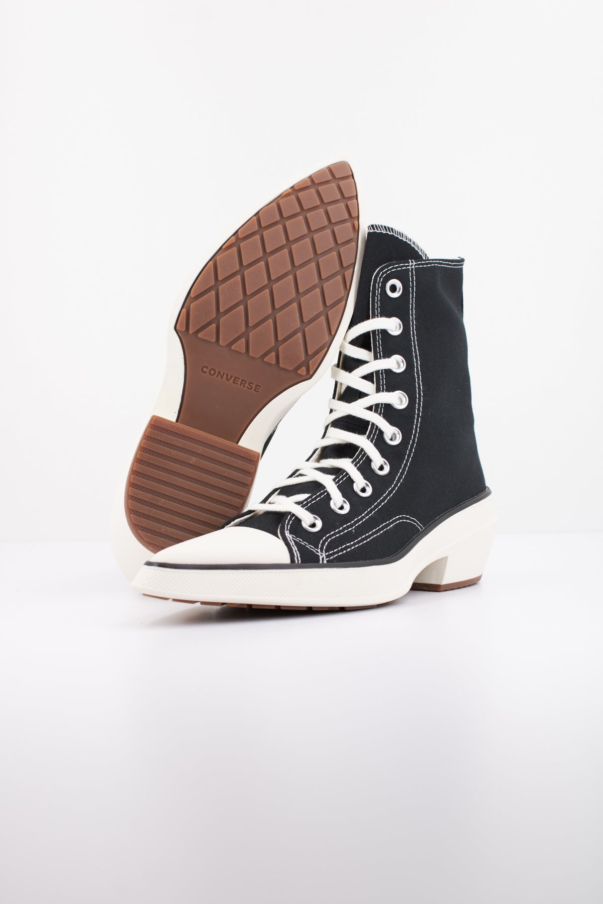 CONVERSE CHUCK DE LUXE POINTED HI en color NEGRO (4)
