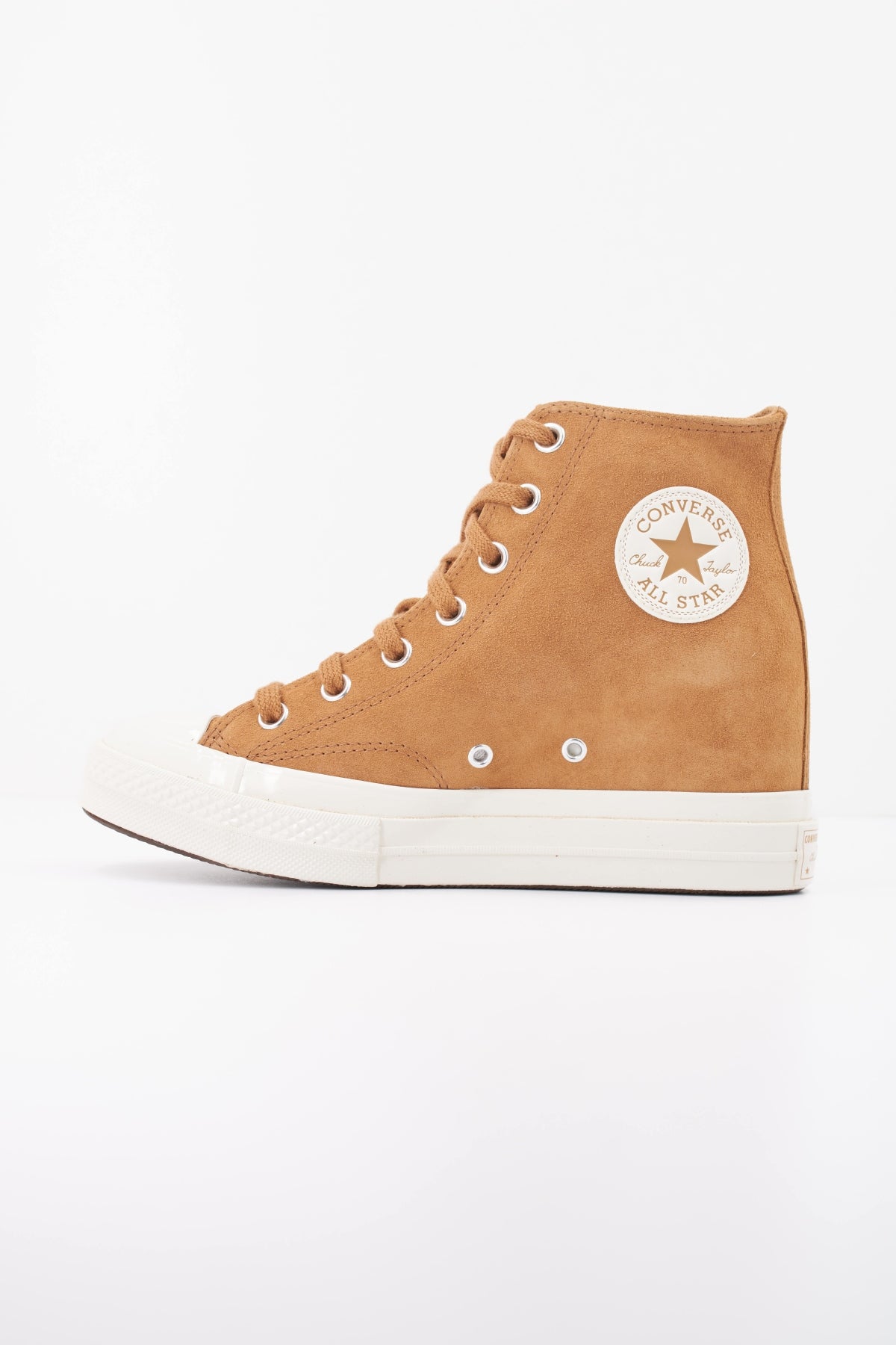 CONVERSE CHUCK WEDGE HI en color MARRON (1)