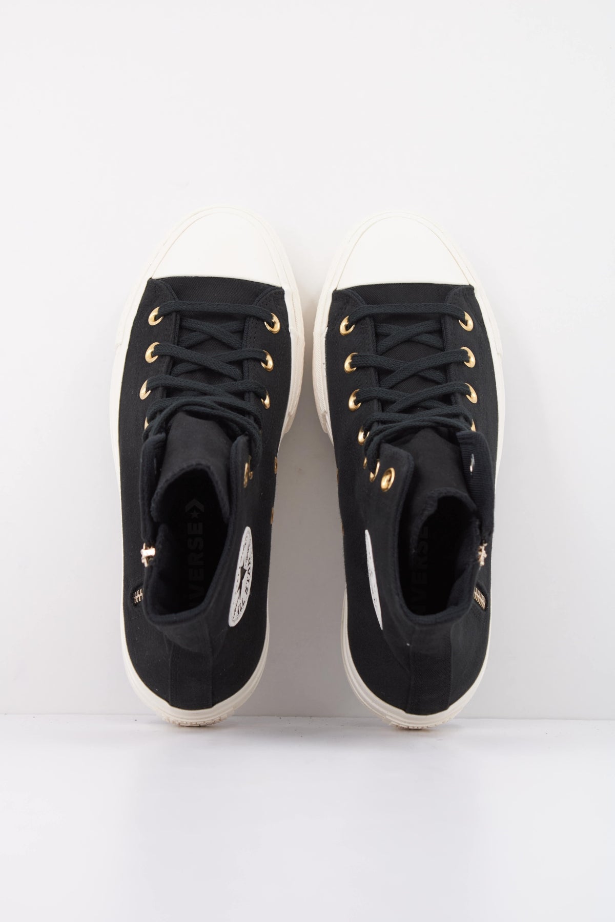 CONVERSE Chuck Taylor All Star Lift Hi en color NEGRO (3)