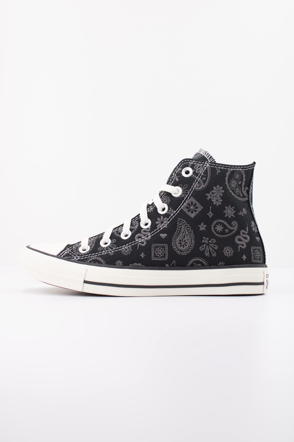 CONVERSE Chuck Taylor All Star Paisley Pop Hi en color NEGRO (1)