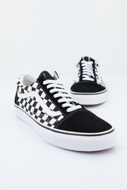 VANS OLD SKOOL PRIMARY CHECK en color NEGRO (2)