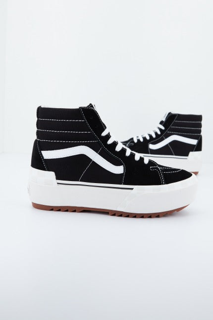 VANS UA SK-HI STACKED HI en color NEGRO (2)