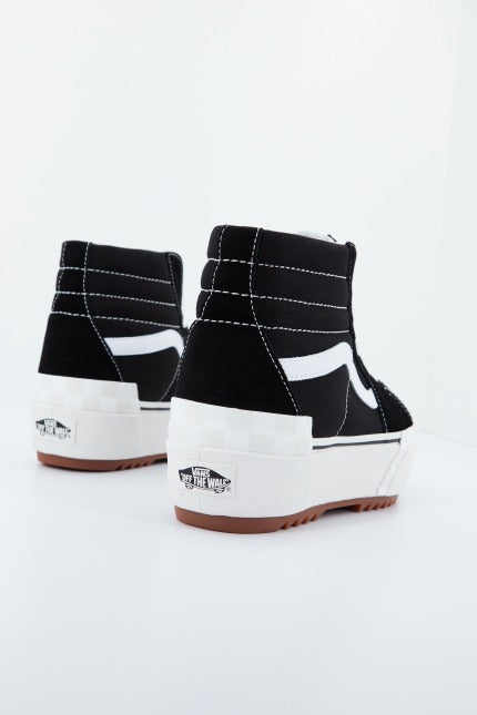 VANS UA SK-HI STACKED HI en color NEGRO (3)