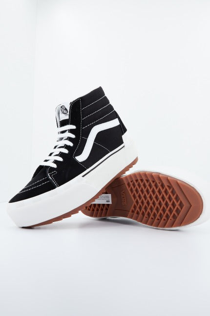 VANS UA SK-HI STACKED HI en color NEGRO (4)
