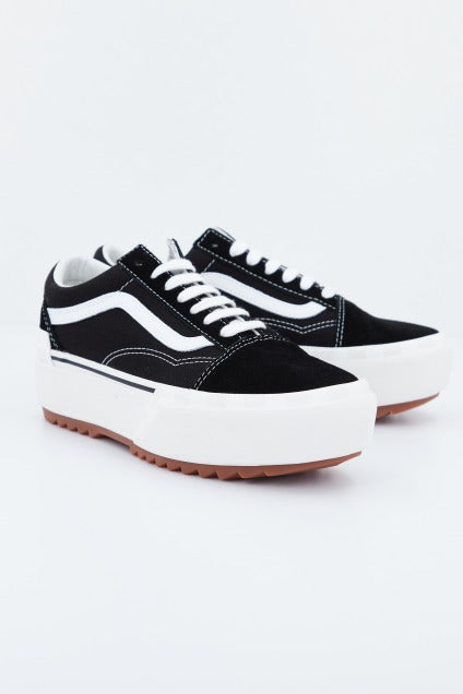 VANS UA OLD SKOOL STACKED en color NEGRO (1)