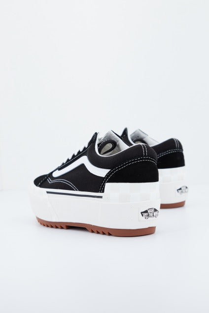 VANS UA OLD SKOOL STACKED en color NEGRO (3)
