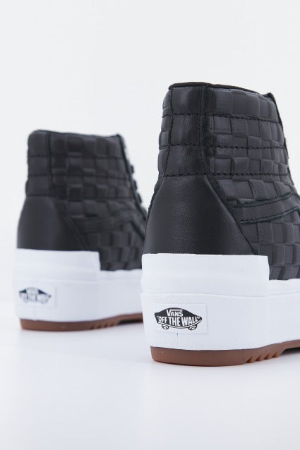 VANS UA SK-HI STACKED en color NEGRO (3)