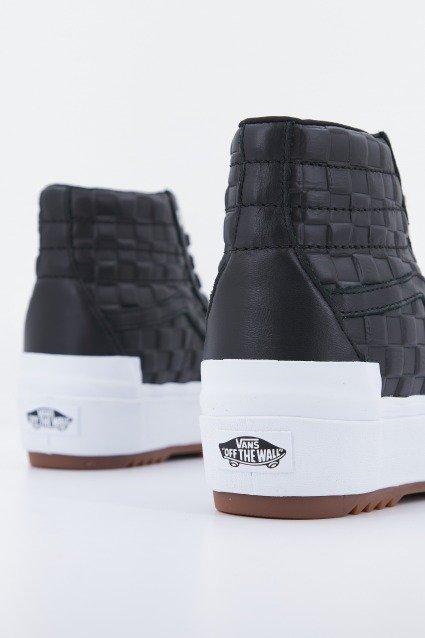 VANS UA SK-HI STACKED en color NEGRO (3)