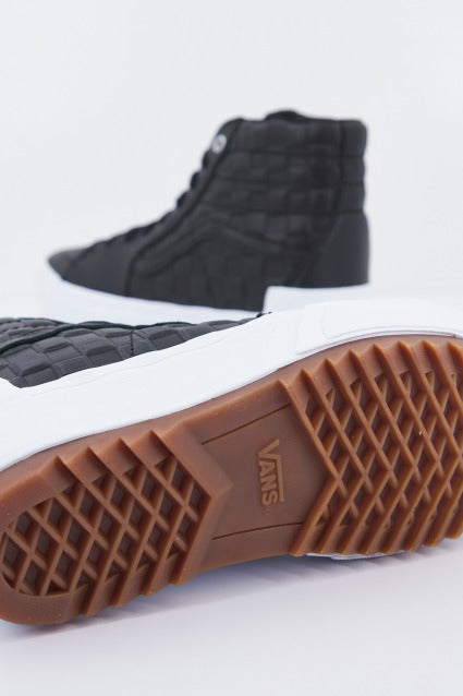 VANS UA SK-HI STACKED en color NEGRO (4)