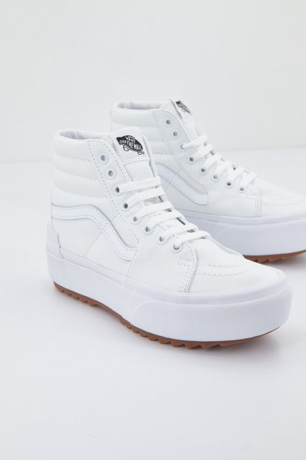 VANS UA SK-HI STACKED en color BLANCO (1)
