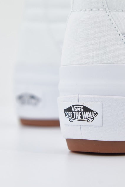 VANS UA SK-HI STACKED en color BLANCO (4)
