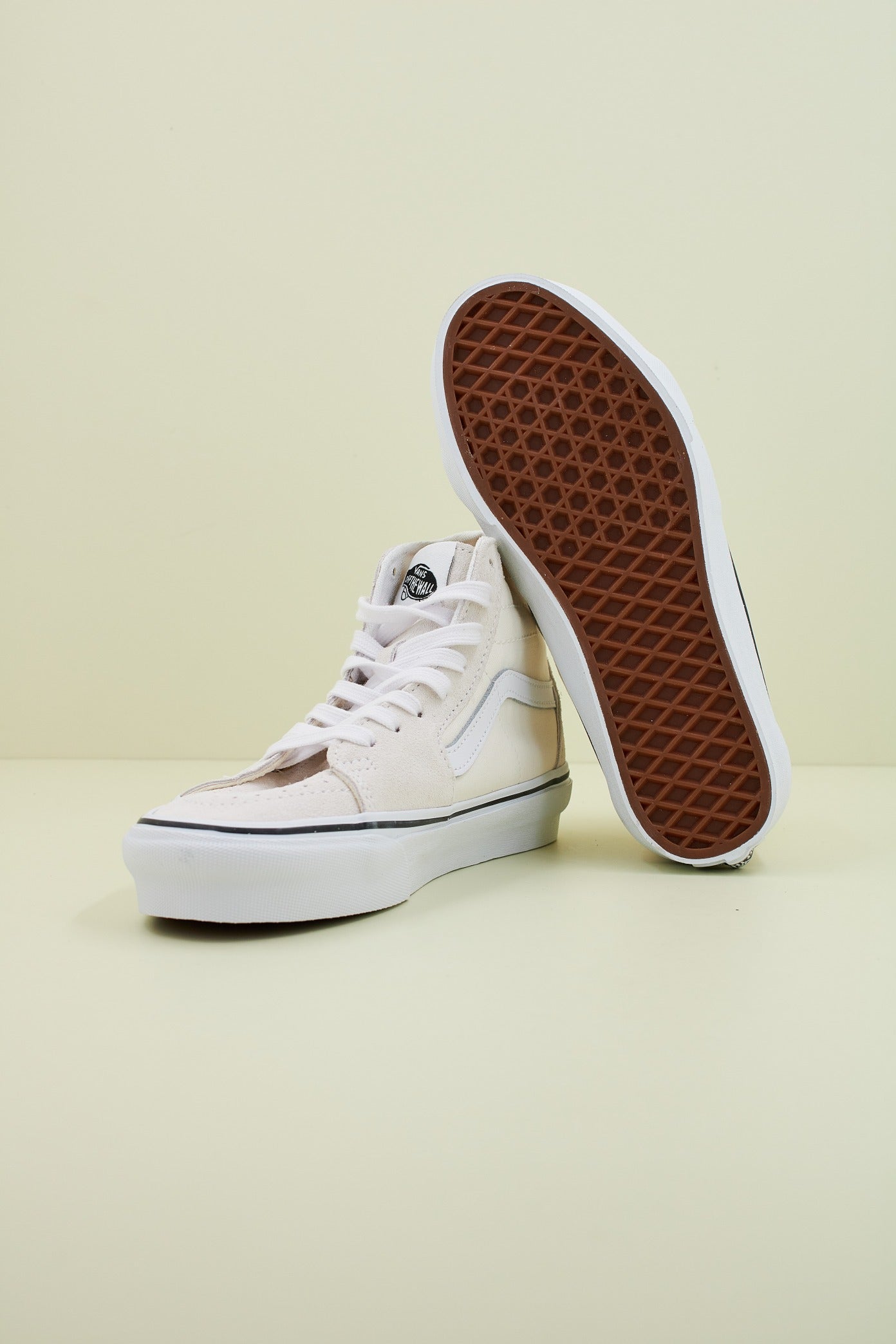 VANS UA SK- HI TAPERED en color BLANCO (4)