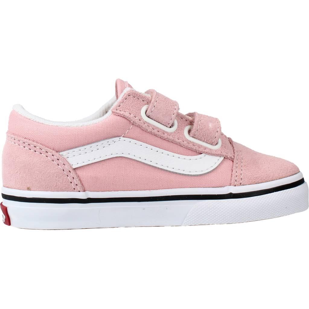 VANS OLD SKOOL V en color ROSA (4)