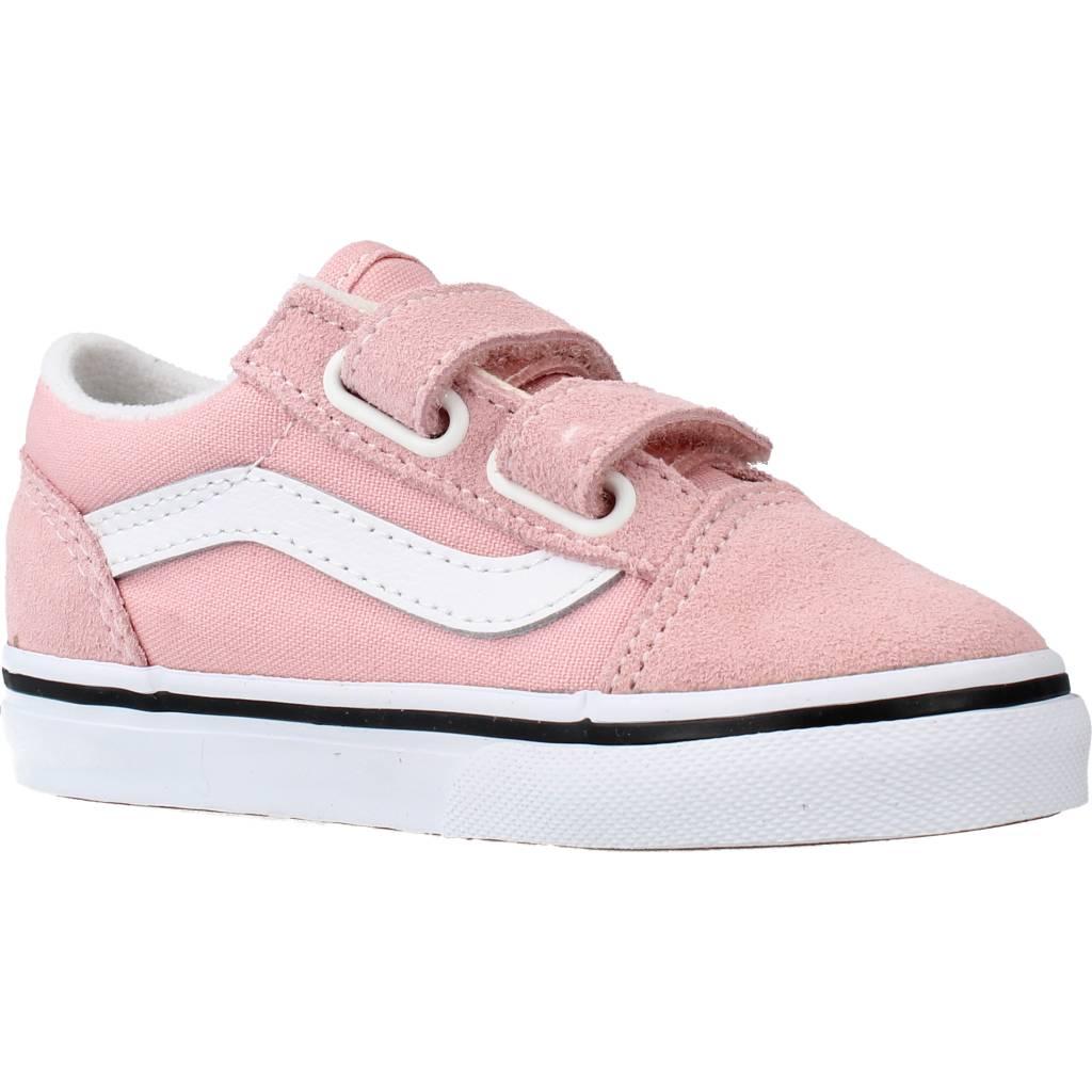 VANS OLD SKOOL V en color ROSA (5)