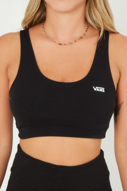 VANS FLYING V BRALETTE en color NEGRO (2)
