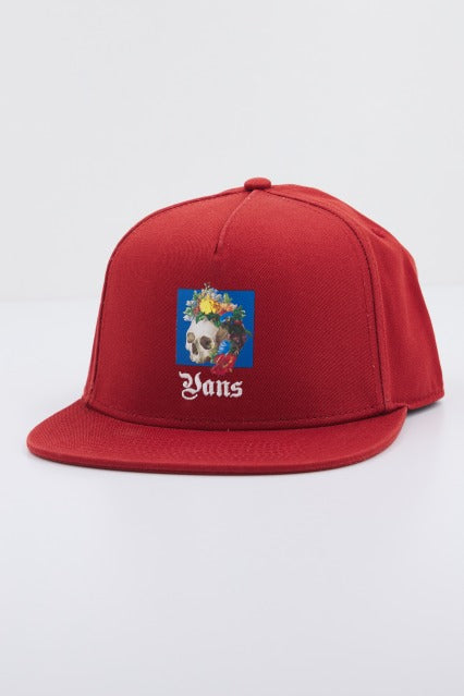 VANS DEATH BLOOM SNAPBACK en color NARANJA (1)