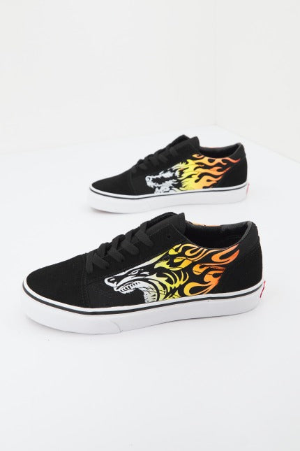 VANS JN OLD SKOOL en color NEGRO (1)