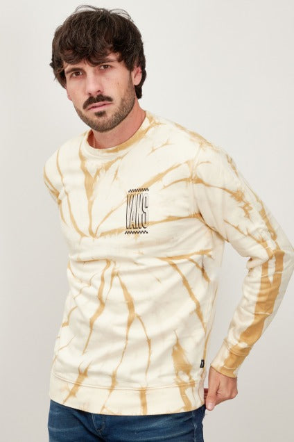 VANS TALL TYPE TIE DYE CREW en color BEIS (2)
