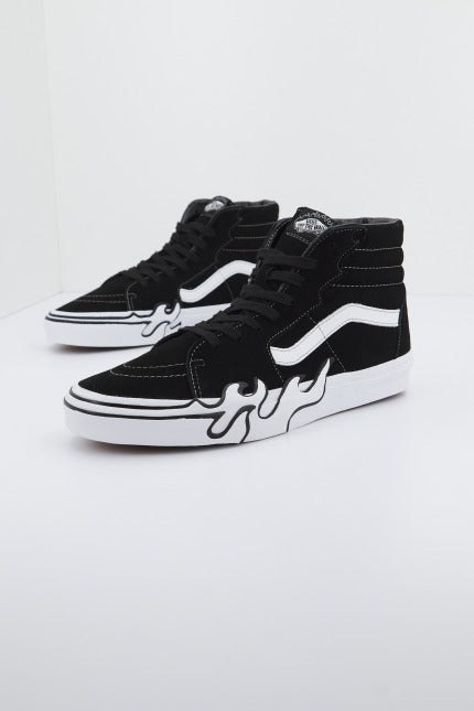 VANS SK-HI FLAME en color NEGRO (1)