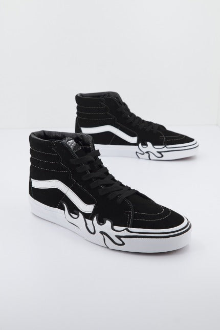 VANS SK-HI FLAME en color NEGRO (2)