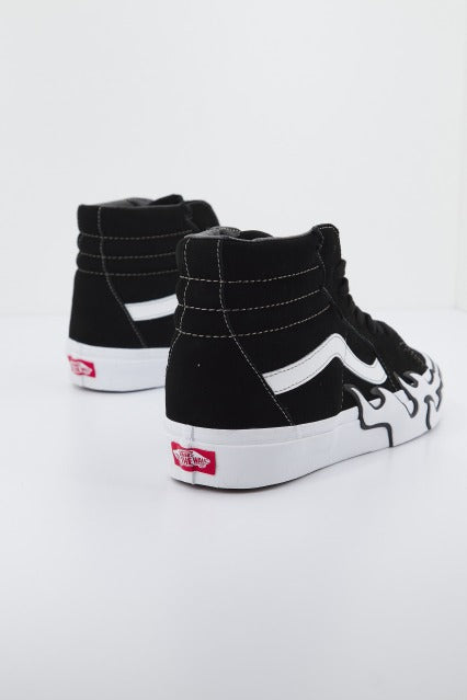 VANS SK-HI FLAME en color NEGRO (3)