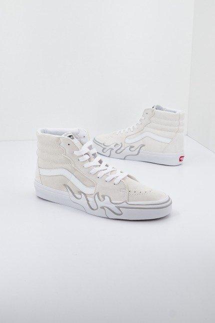 VANS SK-HI FLAME en color BLANCO (1)