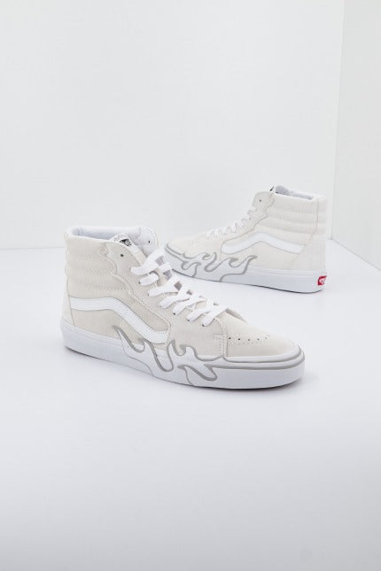 VANS SK-HI FLAME en color BLANCO (1)