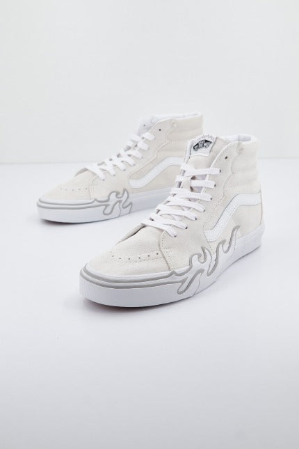 VANS SK-HI FLAME en color BLANCO (2)