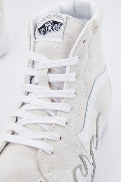 VANS SK-HI FLAME en color BLANCO (4)