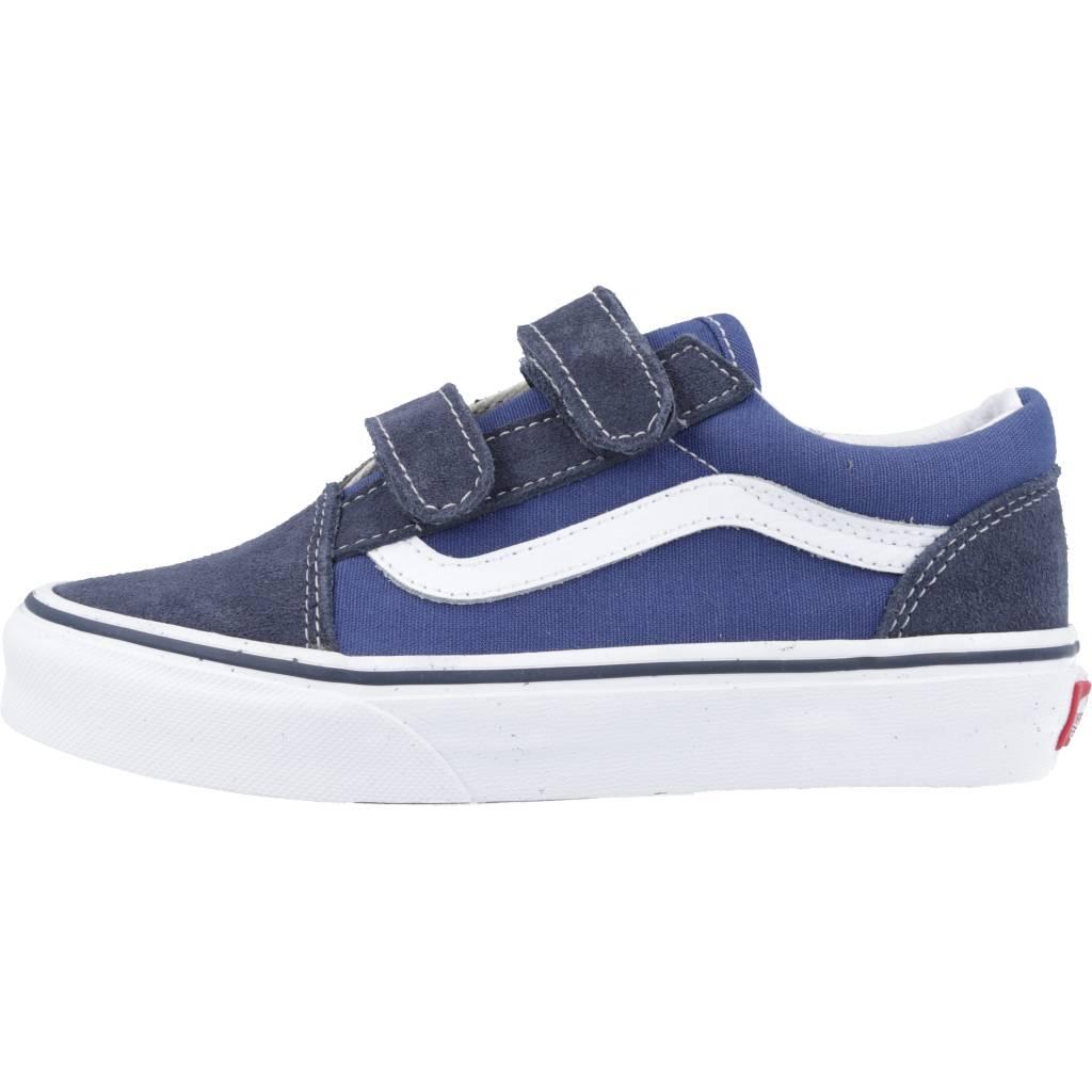 VANS OLD SKOOL V en color AZUL (2)