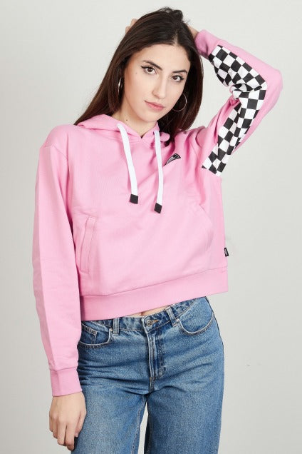VANS BOOM BOOM CHECK IT HOODIE en color ROSA (2)