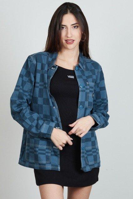 VANS DRILL II CHORE PRINT JACKET en color AZUL (2)