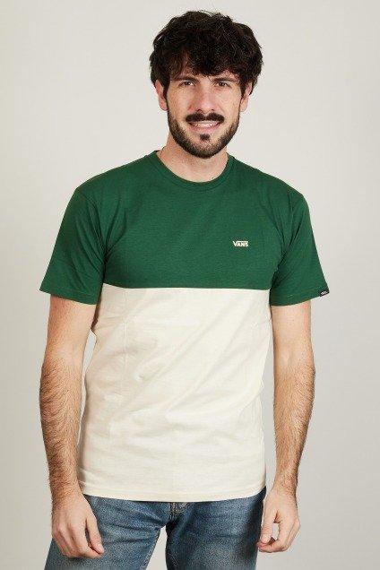 VANS COLORBLOCK TEE en color VERDE (1)