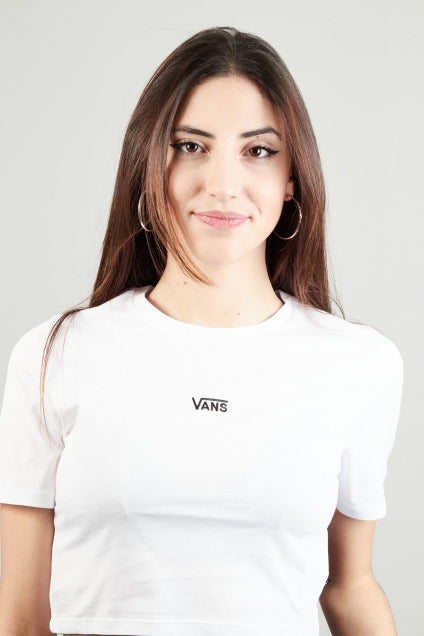 VANS FLYING V CROP CREW en color BLANCO (4)
