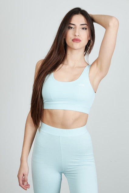 VANS FLYING V BRALETTE en color AZUL (1)