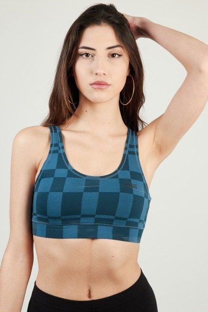 VANS FLYING V PRINT BRA en color AZUL (4)
