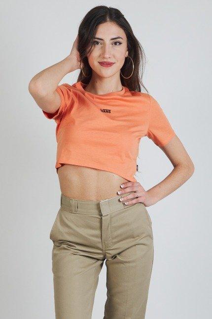 VANS FLYING V CROP CREW en color NARANJA (4)