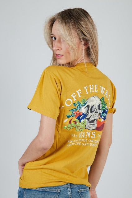 VANS GROUND UP SS TEE en color AMARILLO (4)